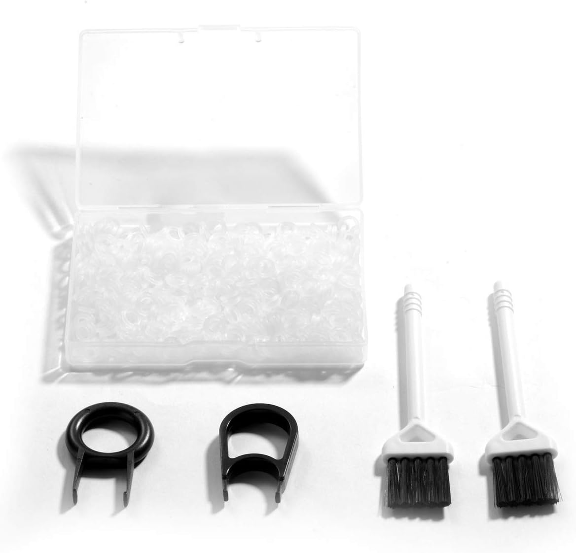 500PCS Clear Silicone 40A O-Ring Switch Dampeners for Keycap Sealing Universal Gaske