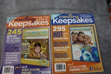 Lot Of 2 Creating Keepsakes Magazines July/August Oct. 2010