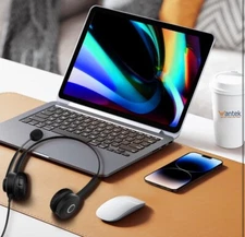 Wantek Headset with Microphone for PC Wired Headphones 3.5mm Headsets