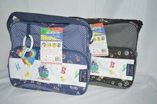 U PICK Elegant Baby 2000 Diaper BAG Elephant Navy BLACK White Polka Dot Teething