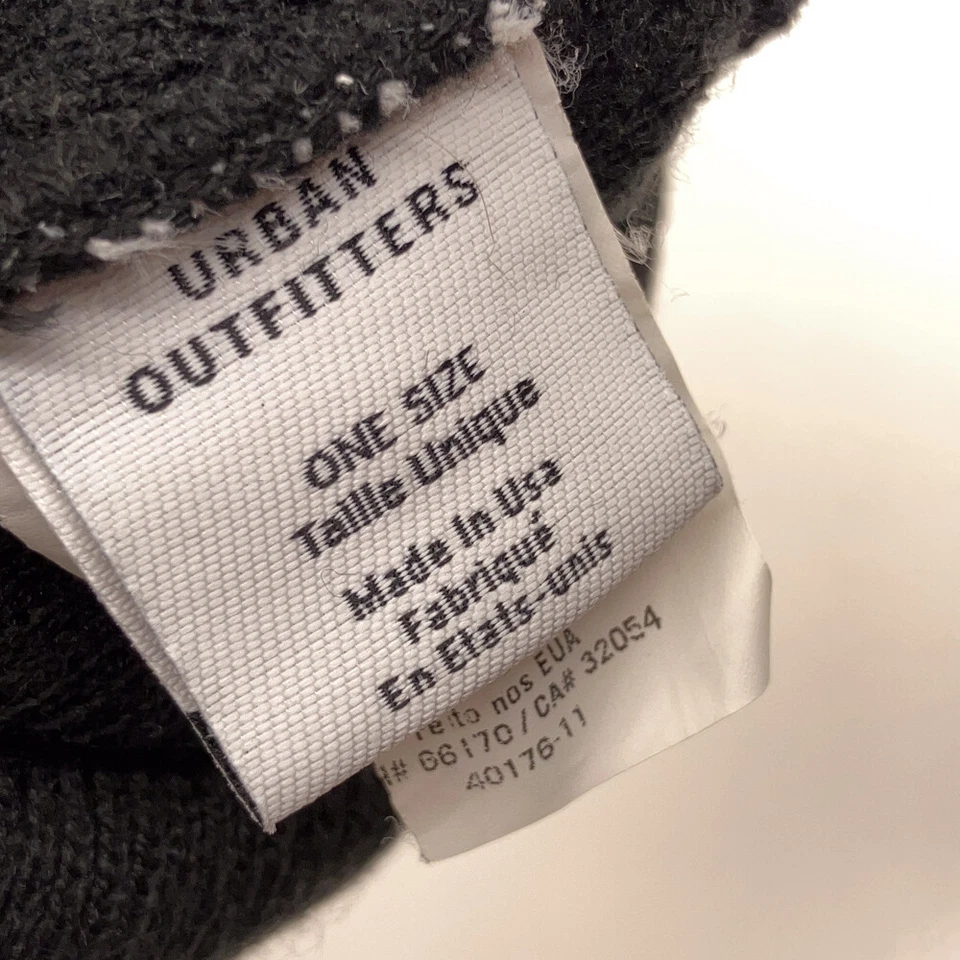Urban Outfitters простоя черный зимние манжеты шляпа Beanie - Изображение 4 из 4