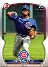 2023 Bowman Prospects #BP70 Jefferson Rojas 1st bowman