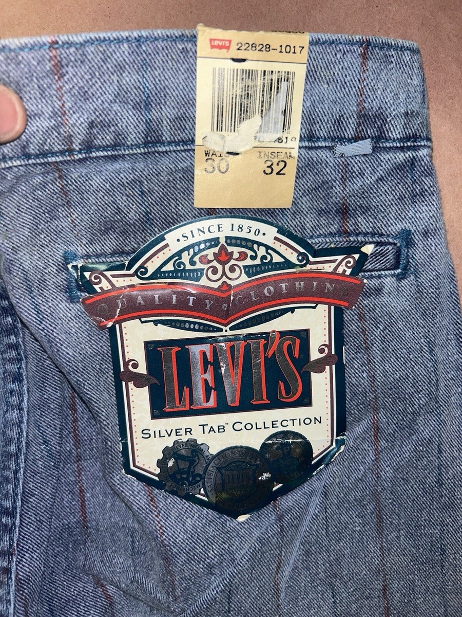 Vintage 1990's Levis 828 Silver Tab Pants, Deadstock NWT, Size
