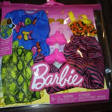 New Barbie Vibrant 2-Piece Fashion Set with Outfits & More!-Stocking Stuffer!!
