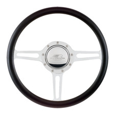 Billet Specialties Split Spoke Half Wrap Steering Wheel - Polished 14 - 30137