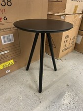 Arptat Round Side Table in black new & Boxed