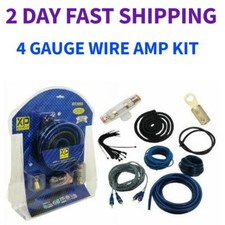 4 Gauge Car Audio Complete Subwoofer Amplifier Hookup Install Kit 2000 Watt Peak