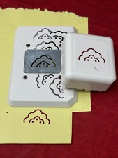 Martha Stewart Cloud Pattern Center Grid Punch All Over Page Scrapbooking Craft