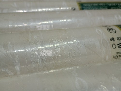 Vintage Shand Kydd Wallpaper NEW Sealed Embossed Floral Cream White - Picture 8 of 15