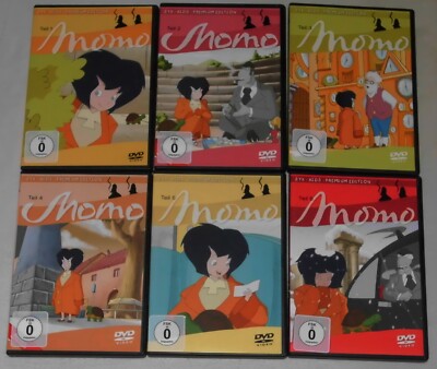 MOMO DVD SAMMLUNG TEIL 1 - 2 - 3 - 4 - 5 - 6 KOMPLETT ( JUNIOR ) PREMIUM EDITION