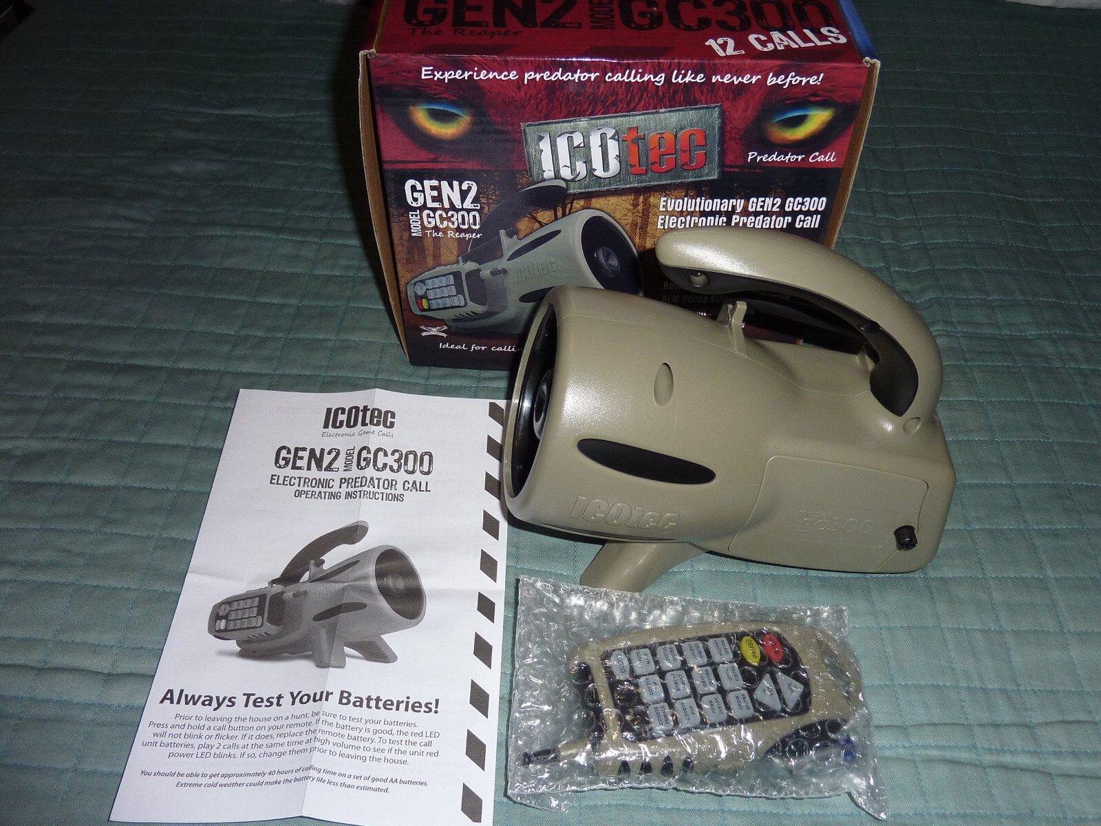 ICOTEC GC300 Gen 2 Electronic Game/Predator Caller with Remote NIB