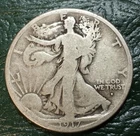 1917 S Obverse Walking Liberty Half Dollar - Mid Grade