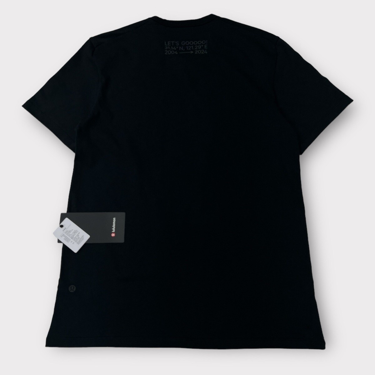 lululemon - 新品 lululemon ロゴ Tシャツ ブラック L Lululemon Men's Short Sleeve Graphic Logo T-Shirt In Black