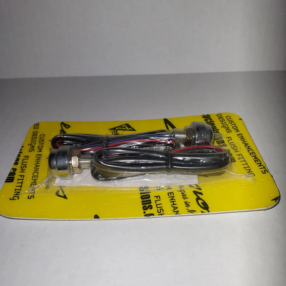 Cycle Visions - CV-4540 - Luces Lucifer, LED Rojo - Cromo Foto 4 de 4