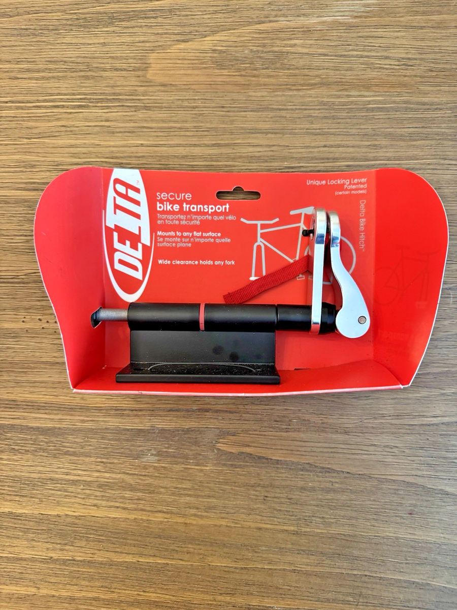 Delta Bike Hitch Fork Mount Rack Quick release Lockable New Other