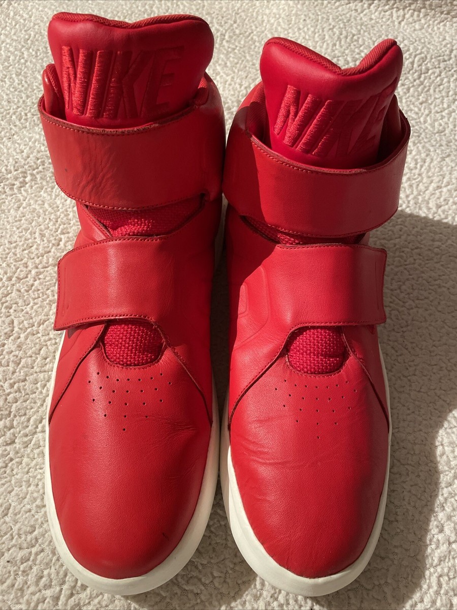 Nike Marxman Mens Hi Top Trainers Sneakers University Red White Size 10.5 EUC Size 10.5 - Nike Marxman University Red for sale online | eBay main image 2