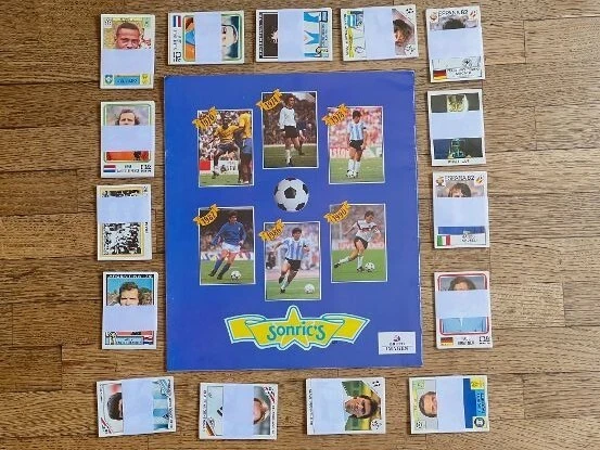 WORLD CUP STORY Panini 1994 EMPTY ALBUM + COMPLETE STICKERS SET figurine Pele - Photo 2/4