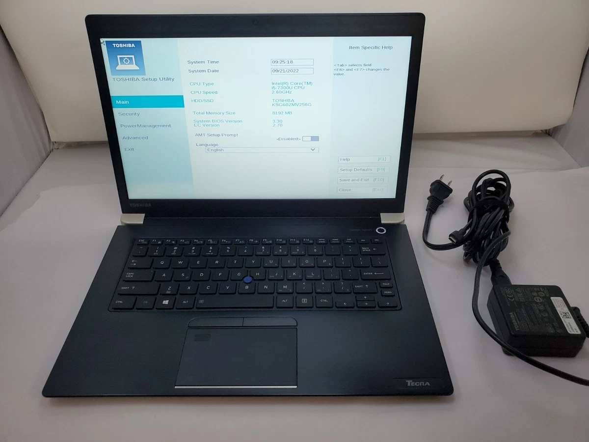 Toshiba 8 GB RAM PC Laptops & Netbooks 256 GB SSD Capacity for