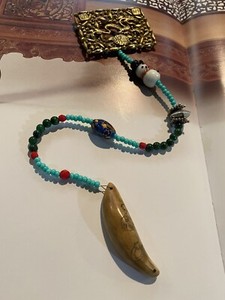 Vintage Chinese Antique Dragon Pin With Hand Made Beautiful Antique pendant