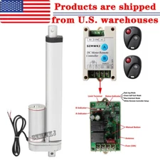 8" 1500N/330lbs Electric Linear Actuator Heavy Duty 12V Putter Motor +Controller