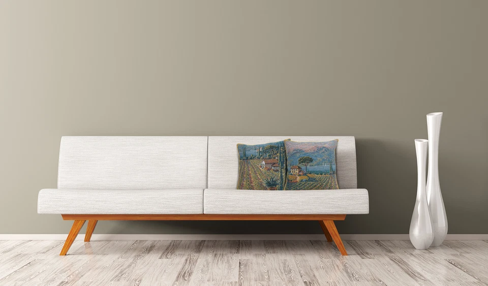 Left Bank Vineyard Pillow Covers: Lakeside Collection New Arrival - Image 2 of 4