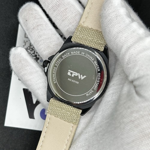 ⚫️ - Orologio Field Watch Quarzo Giapponese Uomo TPW K5108 Militare Nylon Nero - Foto 4 di 8
