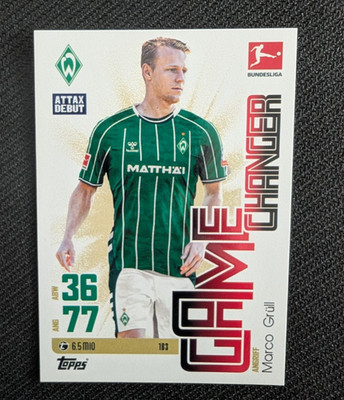 Topps Match Attax Bundesliga 25/26 Marco Grüll Nr. 183 Gamechanger