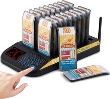 Restaurant Pager System Upgraded 20-Pager Set Wireless Calling System