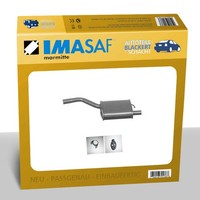 Imasaf Esd Auspuff Endtopf FüR Ford Focus SchräGheck 1.4 16V 1998-2004 + ZubehöR