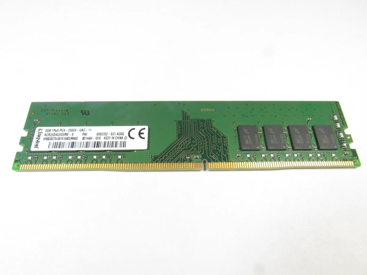 Kingston DDR4 SDRAM 8 GB Capacity per Module Memory (RAM) for sale