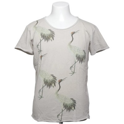 Tigha, T-shirt, Größe: M, Beige/Mehrfarbig, Baumwolle, Sonstiges, Herren #THB