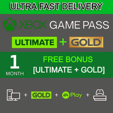 1 Month Xbox Game Pass Ultimate and Live Gold Membership FAST DELIVERY UK/EU