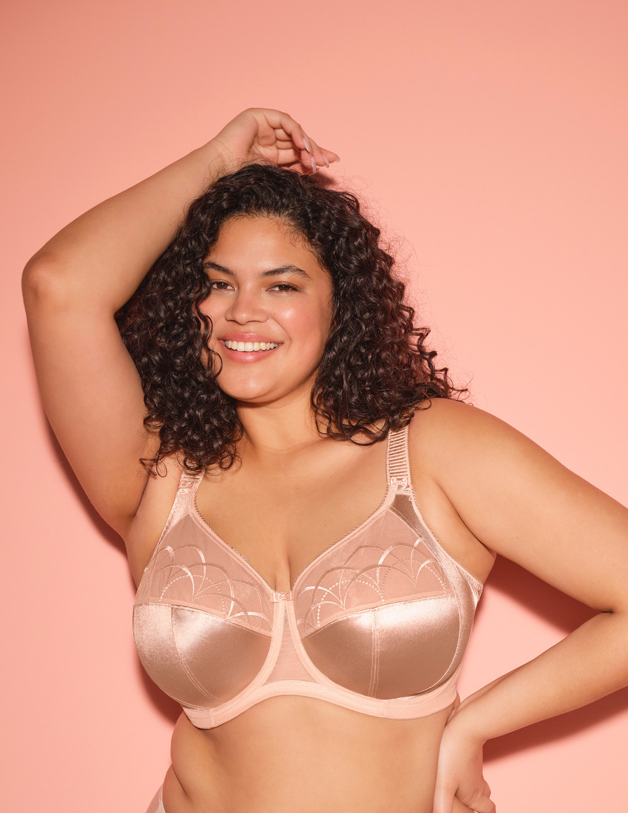 Elomi Cate Latte Underwire Bra - Full Coverage, Stylish Support image 5
