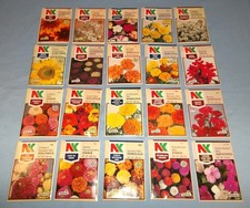 Vtg LOT 20 UNOPENED NORTHRUP KING FLOWER SEED...