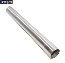 New Universal 2 14id To 2 14od 22 Length Stainless Steel Muffler Pipe Tube