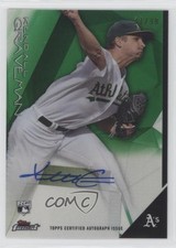2015 Topps Finest Auto Green Refractor 31/99 Kendall Graveman #FA-KG Auto 2r8