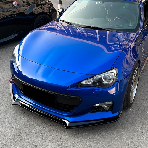 Front Bumper Spoiler Splitter Lip Body Kit For Subaru BRZ 2013-2016 Black - Picture 8 of 10