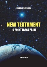 New Testament: Large Print [Large Print] by Genesis Press [Paperback]