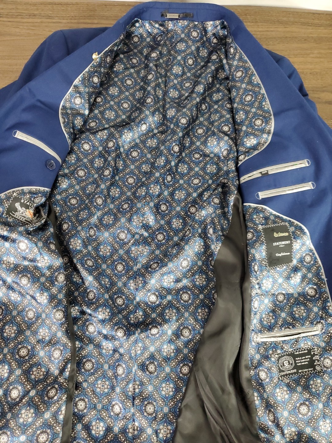 Statement Italy Confidence Blazer Jacket Men's Si… - image 11