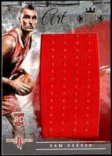 2015-16 Panini Court Kings #18 Sam Dekker Art Nouveau #/299 Rookie Jersey E1