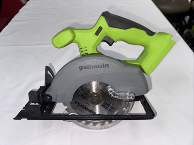 #ad Greenworks 24Volt 5 1 2 inch Cordless Circular Saw Tool Only Used $50.00