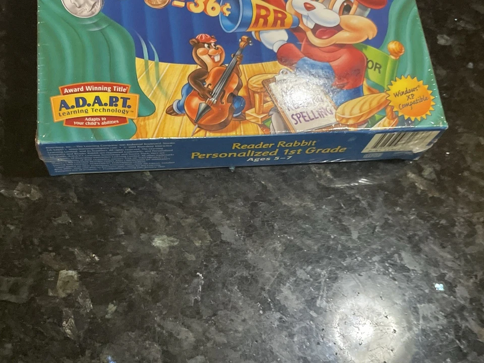 Reader Rabbit Deluxe 2 Cd Personalized 1st Grade Reading Spelling Math Sealed - Image 4 of 4