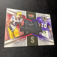 2007 Fleer Ultra Comparisons LaRon Landry Ed Reed #UC-LR Insert Card - Rookie RC. rookie card picture