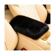 Car Center Console Cover, Fluffy Soft Vehicle Middle Console Arm Rest Cushion...