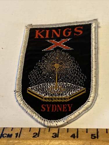 Vintage Kings X (Cross) Sydney Sew On souvenir Badge