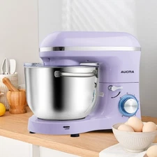 Aucma Stand Mixer 6.5QT 660W 6Speed multifunction Food Mixer Year-End Sale