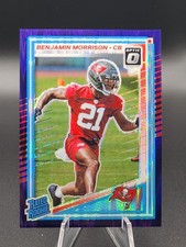 2025 Panini Optic #236 Benjamin Morrison Rated Rookie Purple Shock Buccaneers