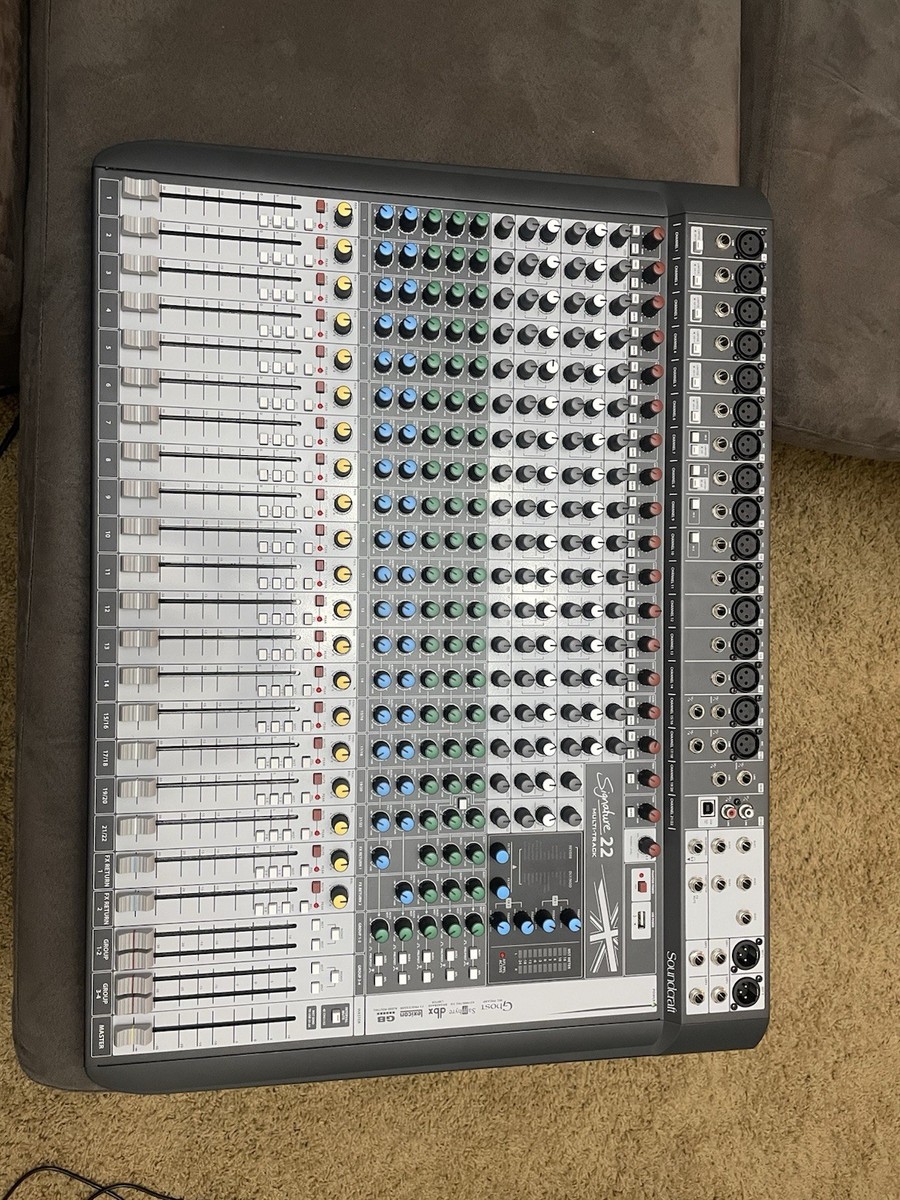 Soundcraft signature 22 MTK アナログミキサー Soundcraft Signature 22 MTK Mixer and Audio Interface with
