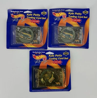 (Lot of 3) 1997 Hot Wheels Racing Kyle Petty Trading Card Set NASCAR Toys-R-Us - Image 1 of 4