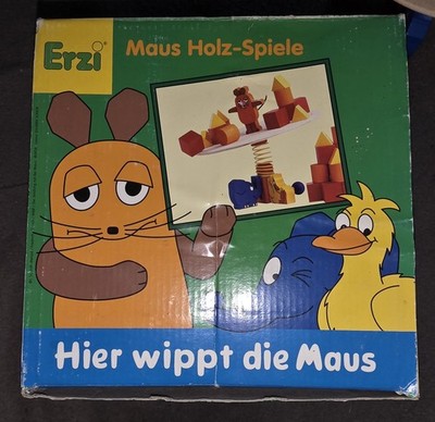 Erzi Hier Wippt die Maus Holz Spiel